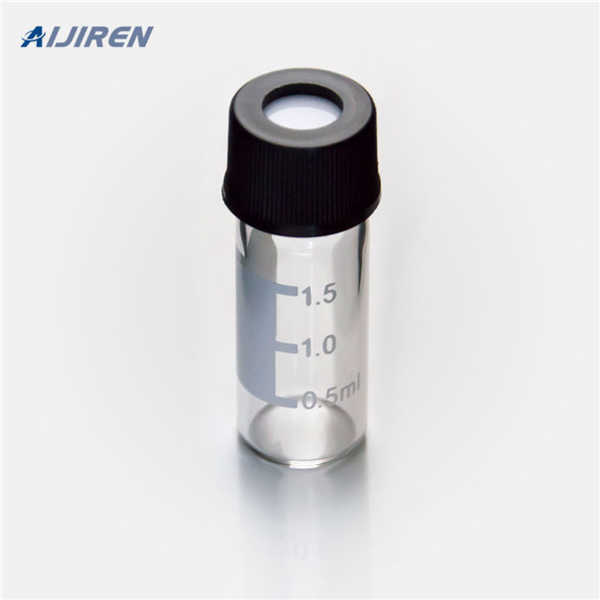 Vial with rubber septum